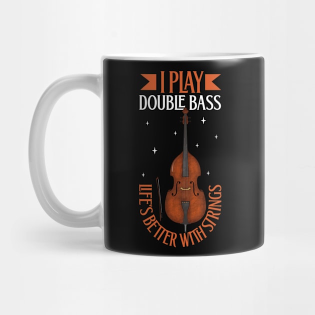 I play Double Bass by Modern Medieval Design